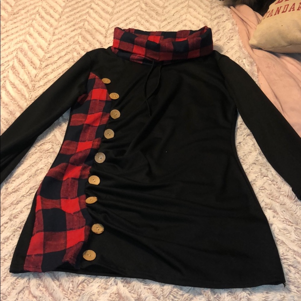 Turtle neck dress